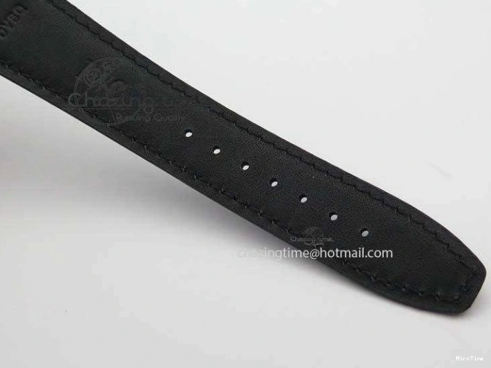 MIROTIME 0407 Portuguese IW544404 SS Gray Dial On Black Leather Strap A Practical 7259